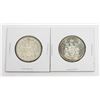 Image 1 : #35 1963 FIFTY CENTS CANADA SILVER COIN LOT OF 2