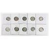 Image 1 : #41  1967 10 CENT SILVER DIMES CANADA  LOT OF 10