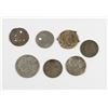 Image 1 : #46 ANTIQUE SILVER COIN LOT OF 7 ASSORTED NATIONS