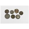 Image 2 : #46 ANTIQUE SILVER COIN LOT OF 7 ASSORTED NATIONS