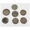 Image 1 : #47 ANTIQUE SILVER COIN LOT OF 7 ASSORTED NATIONS