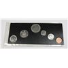 Image 1 : #48 CANADIAN 1972 COIN SET + CASE VOYAGEUR DOLLAR
