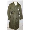 Image 1 : #79 COLD WAR ERA LONG MILITARY JACKET GREEN LARGE