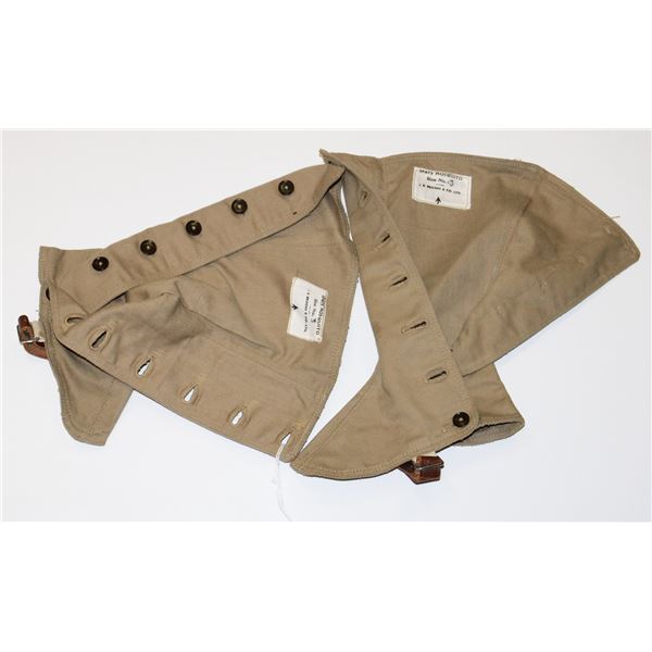 #98 SPATS MOSQUITO SIZE 3 BROOKS & CO BRITISH ARMY
