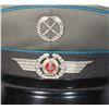Image 2 : #106 EAST GERMAN  VISOR CAP AIR FORCE NCO