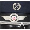 Image 2 : #107 EAST GERMAN OFFICERS VISOR CAP AIR FORCE