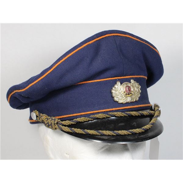 #108 EAST GERMAN OFFICERS VISOR CAP   NAVAL
