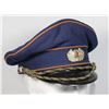 Image 1 : #108 EAST GERMAN OFFICERS VISOR CAP   NAVAL
