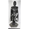 Image 1 : #135  BRITISH SOLDIER METAL DISPLAY STATUE 26 X 9