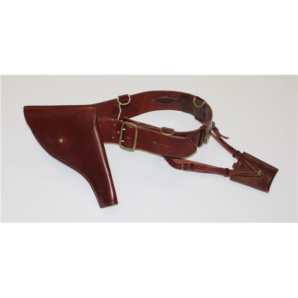 #138 RCMP SAM BROWN BELT W/ HOLSTER SWORD