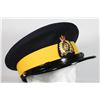 Image 1 : #141 1985 RCMP OFFICERS VISOR CAP WITH BADGE 7 1/4
