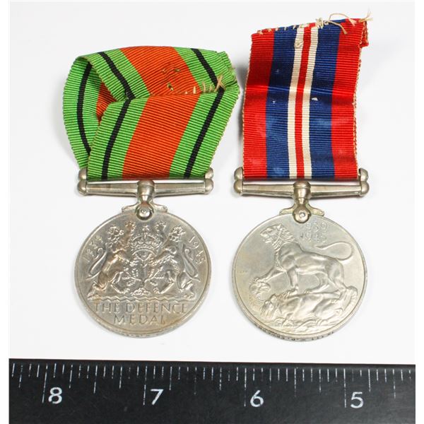 #146 NAMED SOUTH AFRICA WW2 WAR MEDAL + DEFENCE