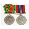 Image 2 : #146 NAMED SOUTH AFRICA WW2 WAR MEDAL + DEFENCE