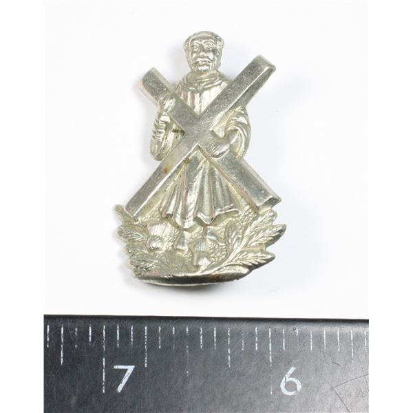 #169 SPORRAN BADGE BLACK WATCH COMPLETE W/ LUGS