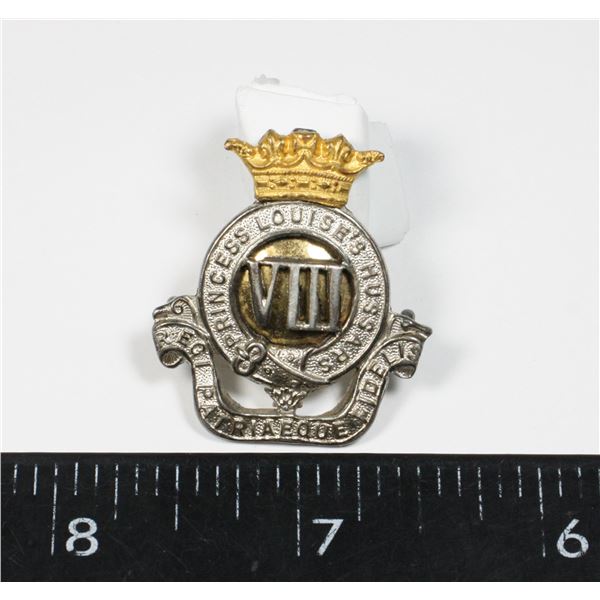 #173 OFFICERS COLLAR BADGE VIII PRINCESS LOUISE'S