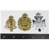Image 1 : #191 LOT CANADIAN CAP BADGES RCAMC ROYAL REGINA