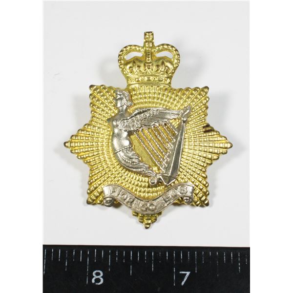 #213 IRISH REGIMENT OF CANADA CAP BADGE QEII