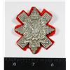 Image 1 : #215 SCOTTISH REGIMENT OF CANADA CAP BADGE W/