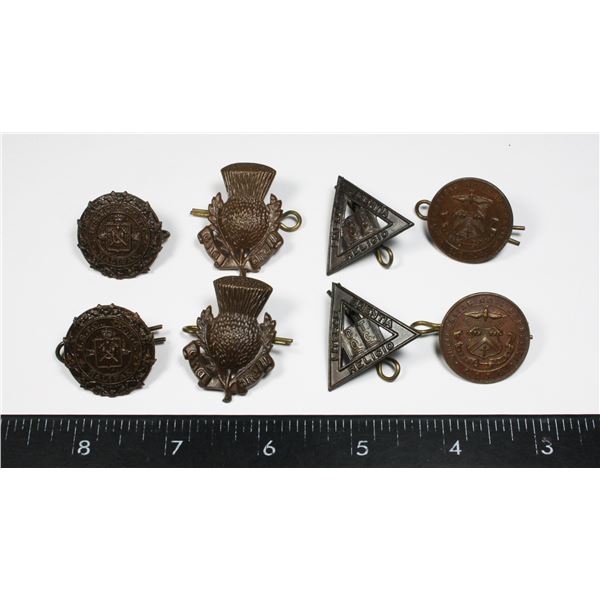 #217 CANADIAN OFFICERS' TRAINING CORPS COLLARS SET