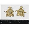 Image 1 : #221 ROYAL NEW BRUNSWICK REGIMENT COLLAR BADGES