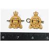 Image 1 : #224 ROYAL NEW BRUNSWICK REGIMENT COLLAR BADGES