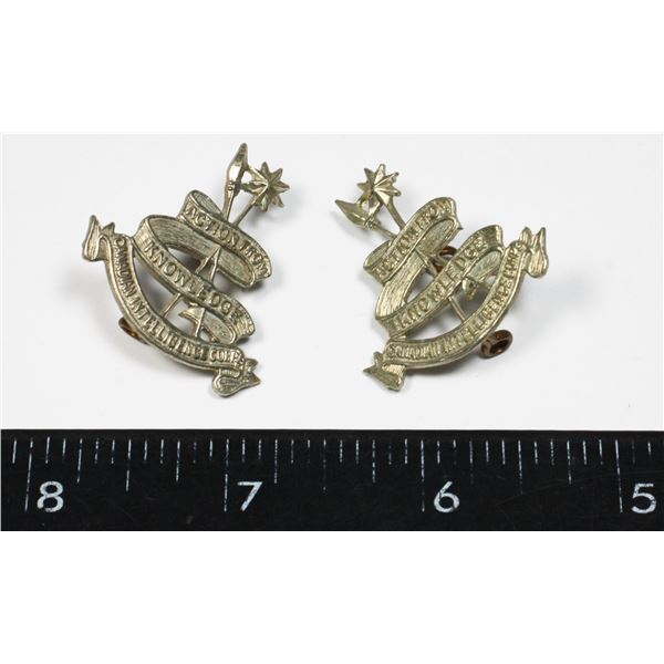 #226 CANADIAN INTELLIGENCE CORPS COLLAR BADGE SET