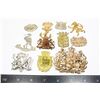 Image 1 : #240 LOT OF 11 EUROPEAN MILITARY BADGES ASSORTED