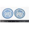 Image 1 : #254  PAIR UNITED NATIONS MILITARY PATCH COLD WAR