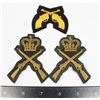 Image 1 : #255 LOT CROSSED RIFLES CROSSED PISTOLS UNIFORM