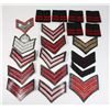Image 2 : #262 LARGE LOT CHEVRON RANK INSIGNIA AND SLIP