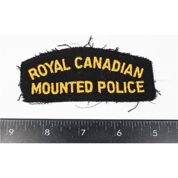 #283 1970'S RCMP CLOTH UNIFORM PATCH