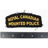 Image 1 : #283 1970'S RCMP CLOTH UNIFORM PATCH