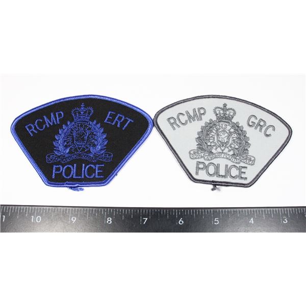 #286 RCMP GRC + RCMP ERT CLOTH PATCH INSIGNIA