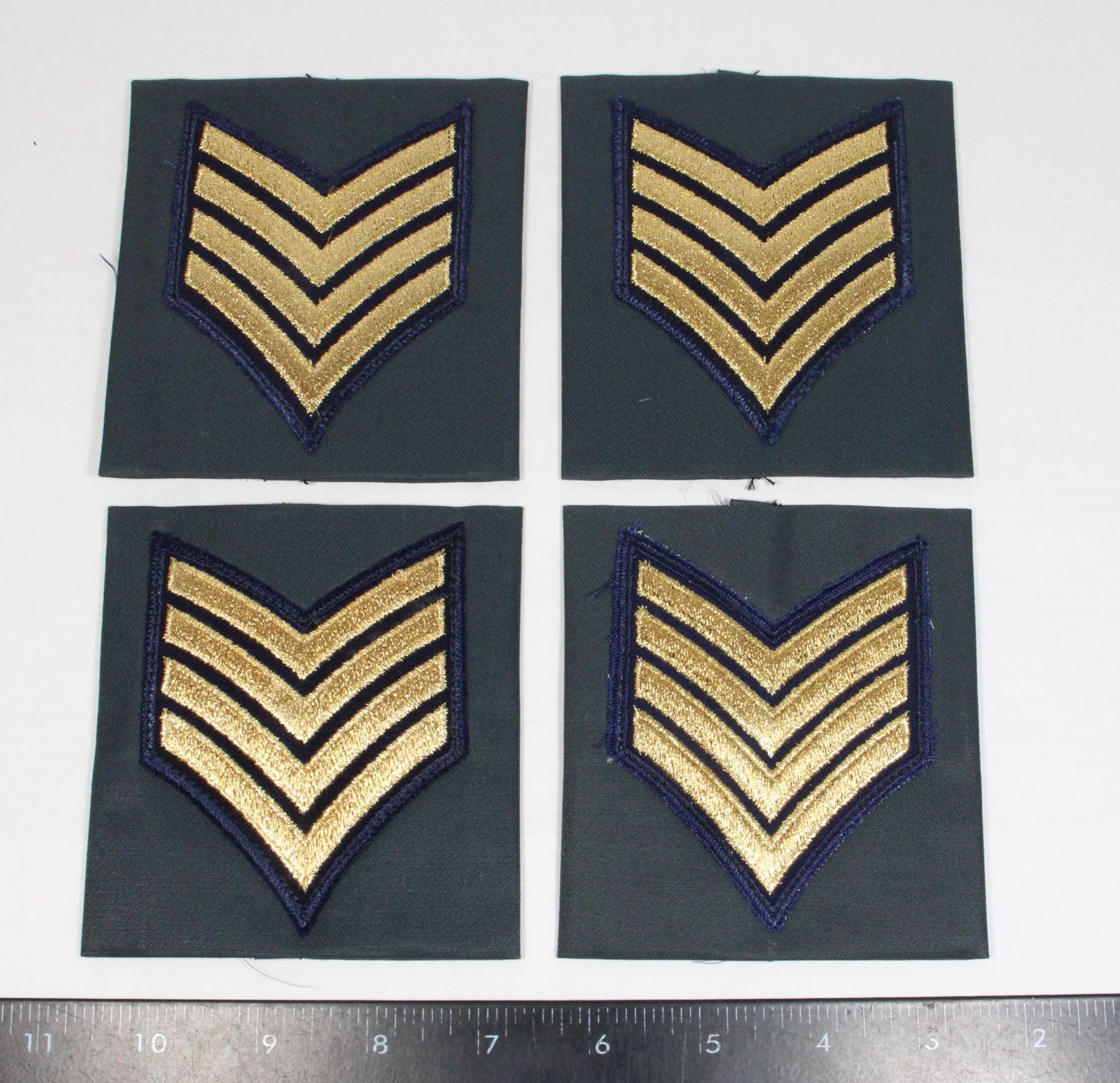 Rcmp Depot Ranks #287 LOT RCMP SLIP ON RANK INSIGNIA STAFF SERGEANT