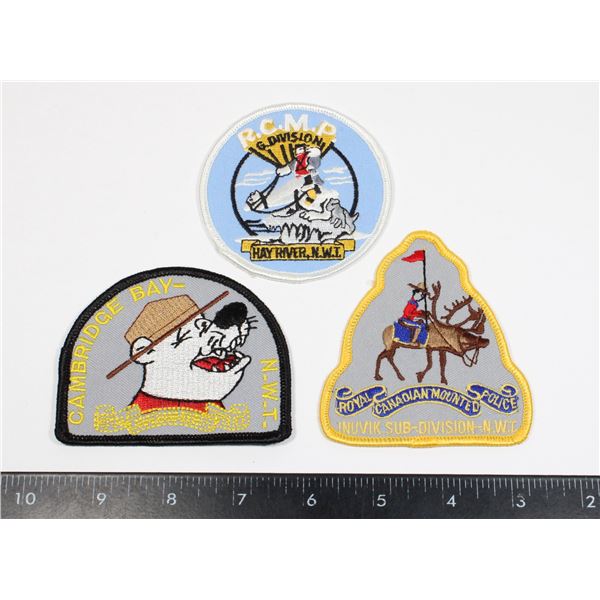 #289 LOT RCMP PATCH NORTH WEST TERRITORIES INUVIK