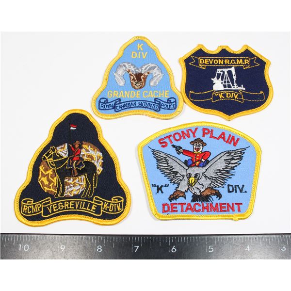 #291 RCMP K DIVISION PATCH LOT STONY PLAIN DEVON