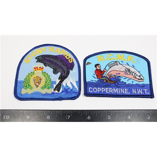 #294 RCMP PATCH LOT STONY RAPIDS + COPPERMINE NWT