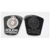 Image 2 : #297 VINTAGE CITY OF EDMONTON POLICE PATCH PAIR