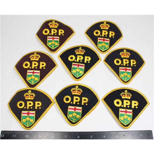 #301 4 PAIRS ONTARIO PROVINCIAL POLICE INSIGNIA