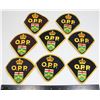 Image 1 : #301 4 PAIRS ONTARIO PROVINCIAL POLICE INSIGNIA