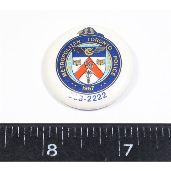 #311 METROPOLITAN TORONTO POLICE VINTAGE PIN