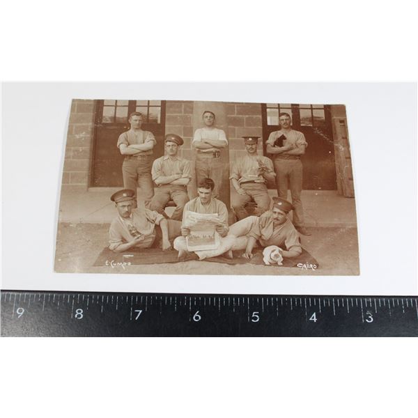 #324 1913 2ND DEVONSHIE REGIMENT CAIRO RPPC PHOTO