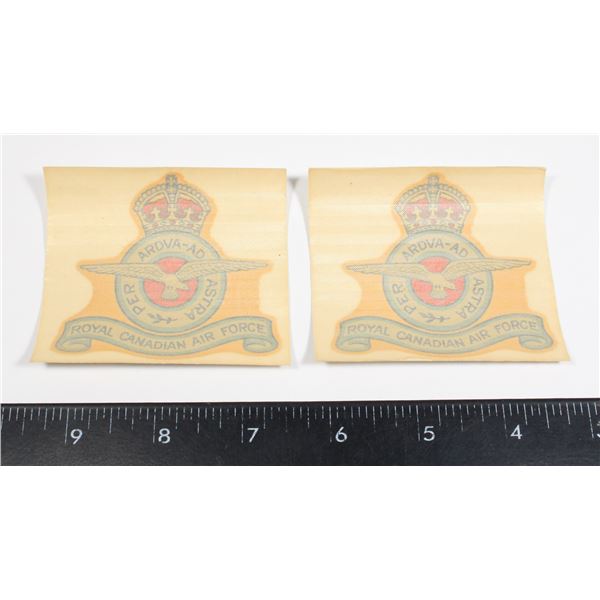 #340  ROYAL CANADIAN AIR FORCE RCAF DECAL RUDECAL