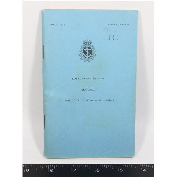 #346 ROYAL CANADIAN NAVY SEA CADET MANUAL 1957