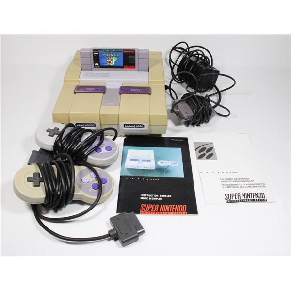 #351 SUPER NINTENDO SYSTEM SNES W/ GAME WORKING!