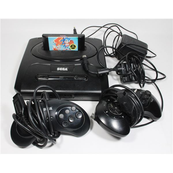#352 SEGA GENESIS W/ SONIC THE HEDGEHOG 2 WORKING!