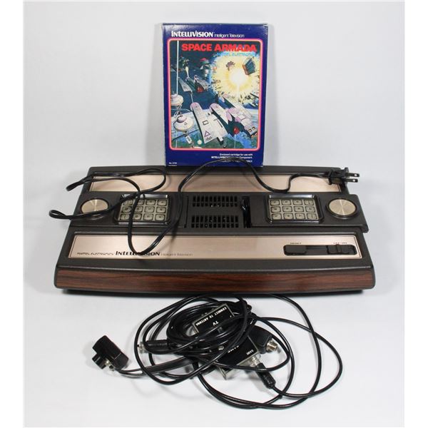 #353 INTELLIVISION SYSTEM W/ SPACE ARMADA WORKS!
