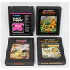 Image 1 : #411 4 ATARI 2600 GAMES BREAKOUT COMBAT ADVENTURE