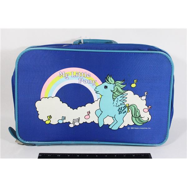#470 1983 MY LITTLE PONY IMAGININGS CARRYCASE BLUE