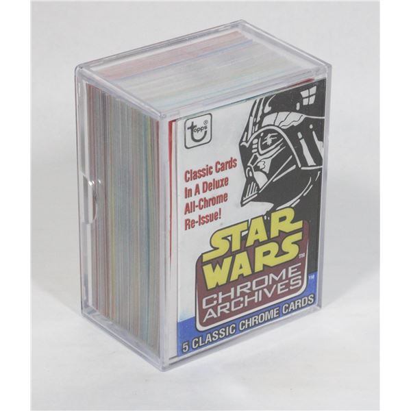 #529 TOPPS CHROME ARCHIVES STAR WARS 1-90 COMPLETE